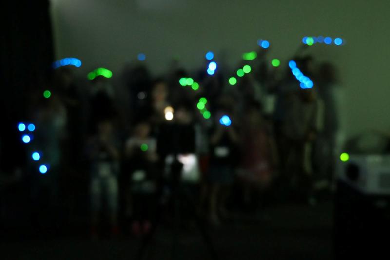 A Photo of Clap Light Drawing